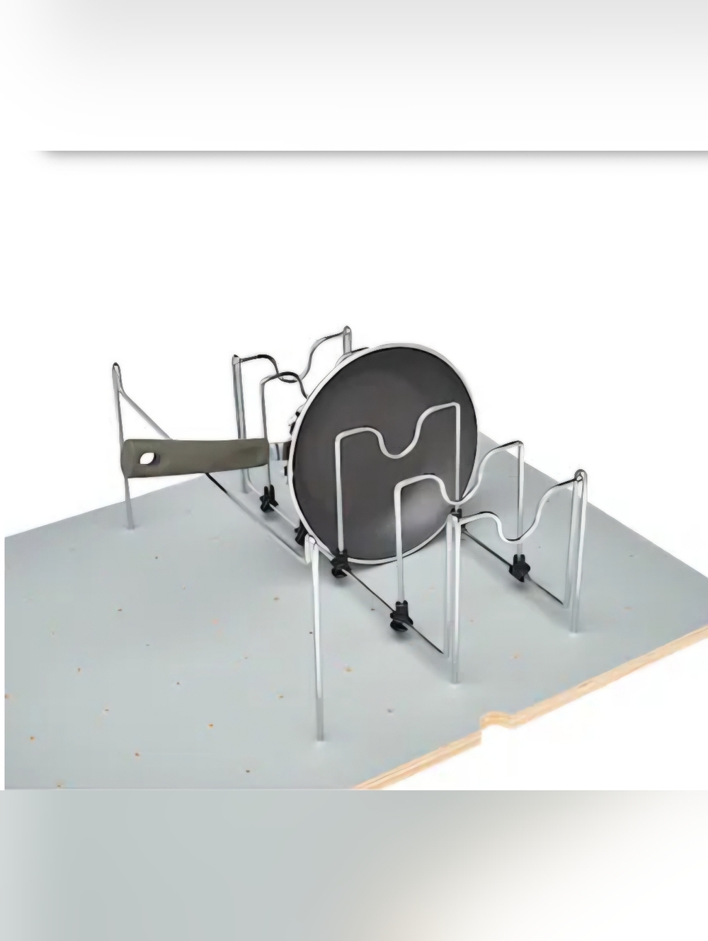 Drop In Pot & Pan Organizer for Peg Board Drawer Insert Open Box